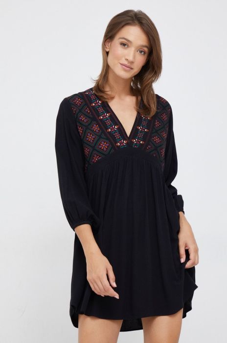 Сукня Desigual колір чорний mini oversize (2586753)