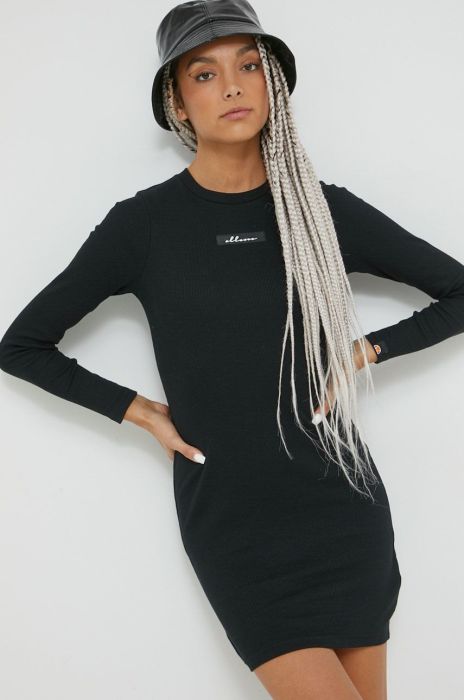 Сукня Ellesse колір чорний midi облягаюча