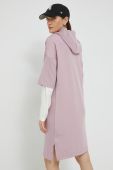 Сукня Fila колір рожевий midi oversize