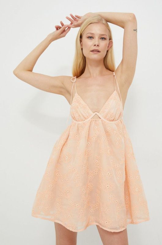 Сукня For Love & Lemons колір помаранчевий
