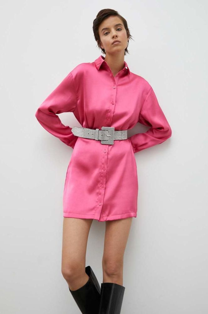 Сукня Samsoe Samsoe колір рожевий mini пряма (2834473)