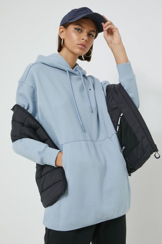 Сукня Champion mini oversize колір блакитний