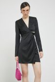 Сукня HUGO колір чорний mini облягаюча (2748007)