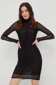 Сукня HUGO колір чорний mini облягаюча (2647876)