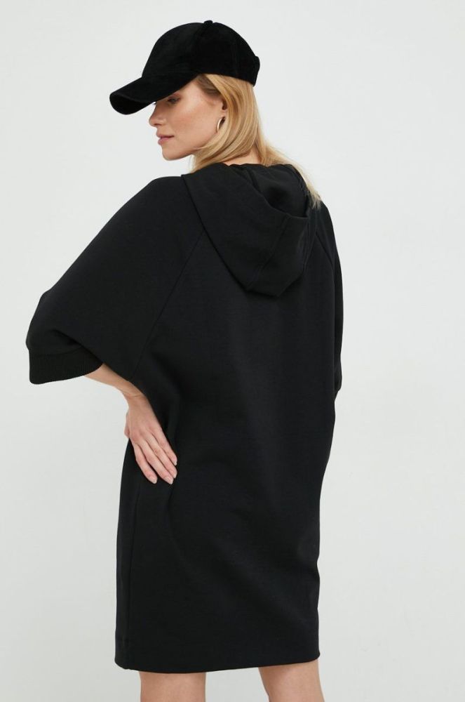 Сукня Sisley колір чорний mini oversize (2586798) фото 3