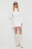 Сукня Miss Sixty колір білий mini облягаюча