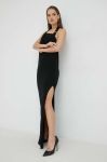 Сукня Pinko колір чорний maxi пряма (2821624)