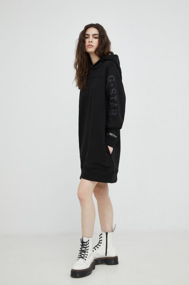 Сукня G-Star Raw колір чорний mini oversize (2729449)