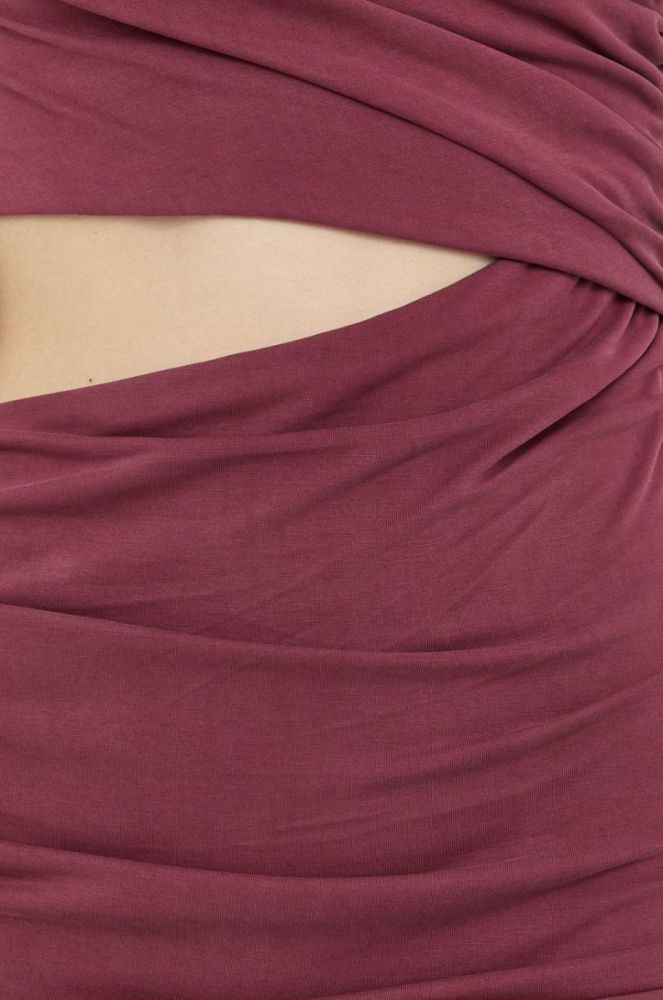 Сукня Bardot колір рожевий mini облягаюча (2614038) фото 6