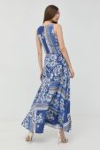 Сукня Morgan maxi розкльошена колір блакитний (2559250)