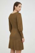 Сукня Morgan колір зелений mini облягаюча (2821668)
