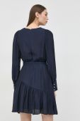 Сукня Morgan колір синій mini розкльошена (2790119)