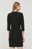 Сукня Morgan колір чорний mini облягаюча (2604795)