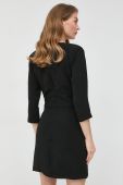 Сукня Morgan колір чорний mini розкльошена (2748078)