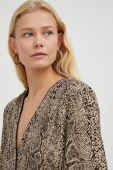 Сукня By Malene Birger колір коричневий midi oversize