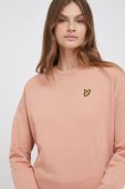 Бавовняна сукня Lyle & Scott колір помаранчевий mini пряма