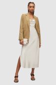 Сукня AllSaints колір білий midi пряма