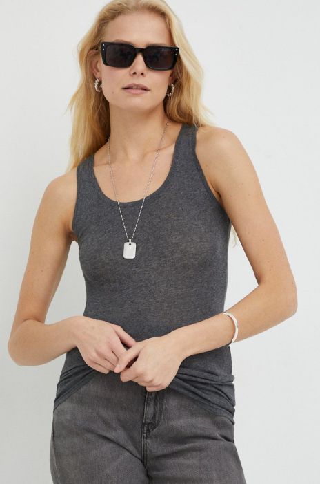 Топ American Vintage жіночий колір сірий (2707156)