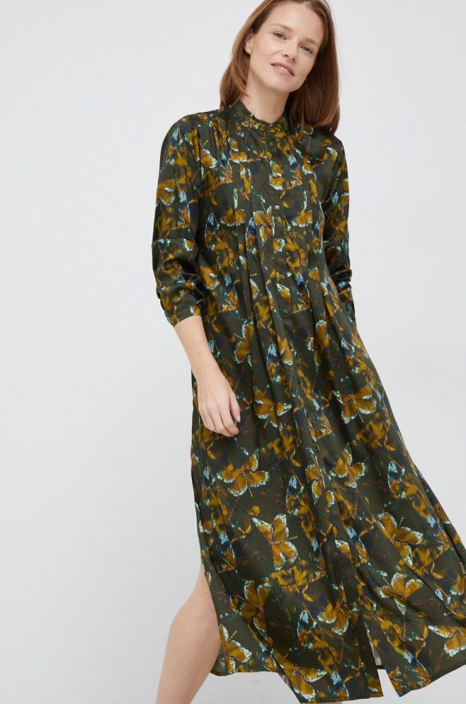 Сукня Sisley midi пряма колір барвистий (2725143)