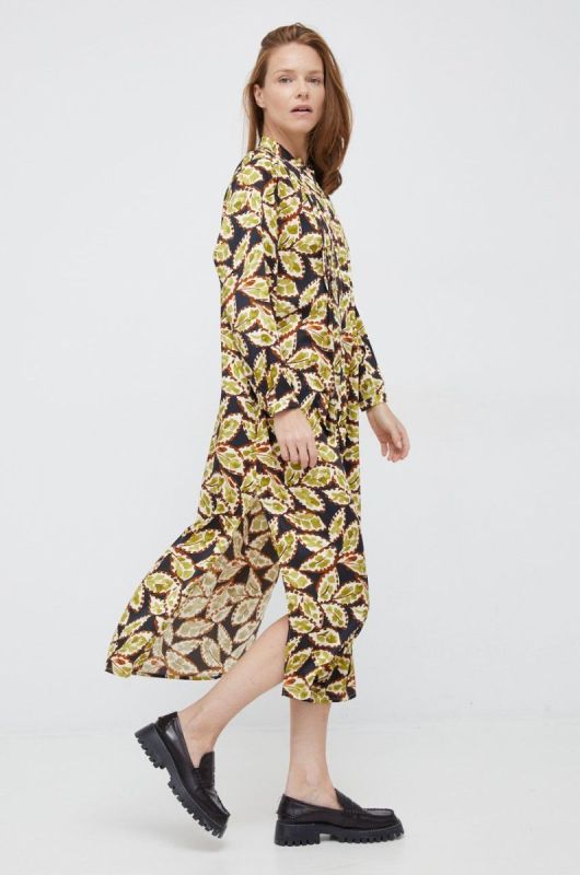 Сукня Sisley midi пряма колір барвистий (2725148)