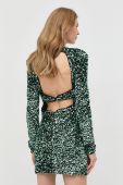 Сукня Bardot колір зелений mini пряма (2901791)