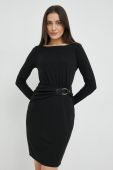 Сукня Lauren Ralph Lauren колір чорний mini облягаюча (2884778)