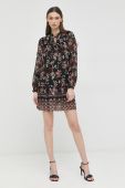 Сукня Liu Jo колір чорний mini розкльошена (2929069)