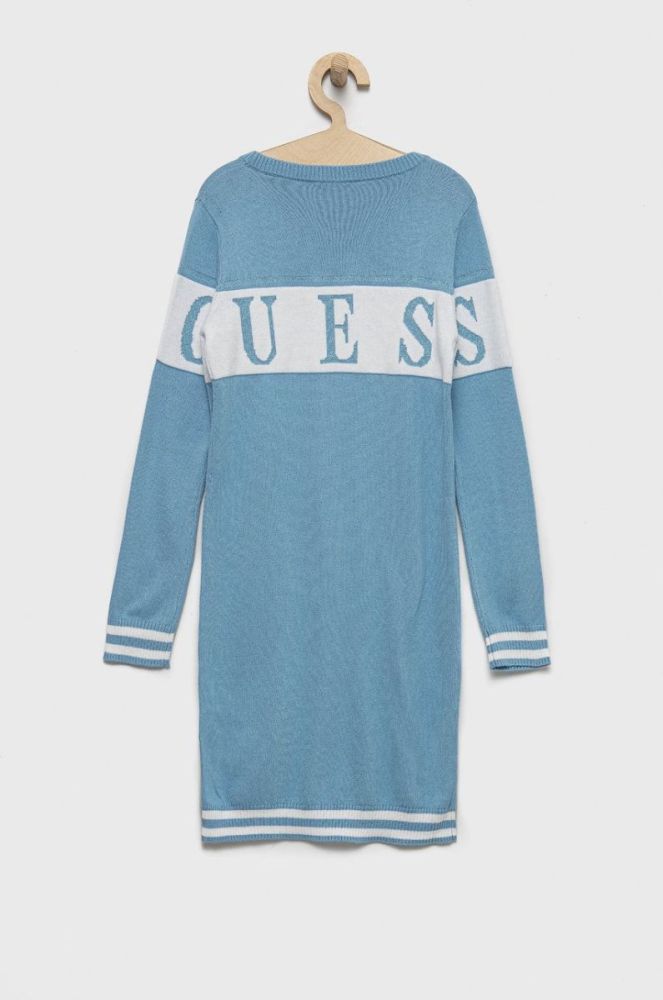Дитяча сукня Guess mini пряма колір блакитний (2510267) фото 2