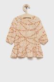 Дитяча сукня United Colors of Benetton колір бежевий midi розкльошена (2550529)