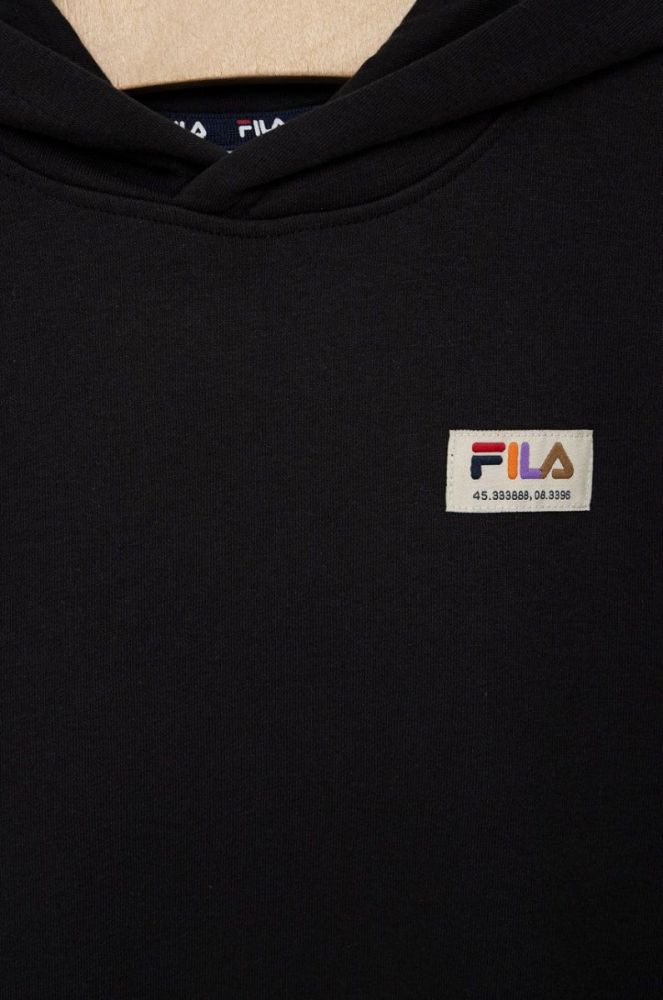Дитяча сукня Fila Tarano Castello колір чорний mini пряма фото 2