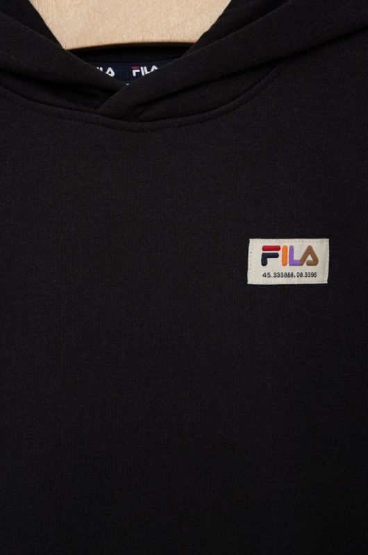 Дитяча сукня Fila Tarano Castello колір чорний mini пряма фото 2
