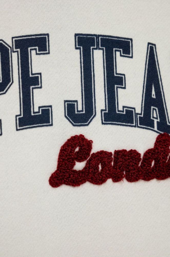 Дитяча сукня Pepe Jeans колір білий midi пряма фото 3