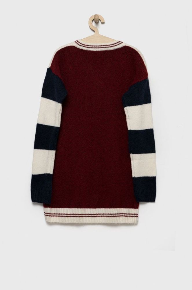 Дитяча сукня Pepe Jeans mini oversize колір барвистий фото 3