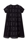 Дитяча сукня Dkny колір чорний mini розкльошена (2698963)