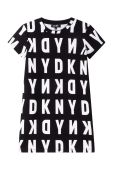 Дитяча сукня Dkny колір чорний mini розкльошена (2698963)
