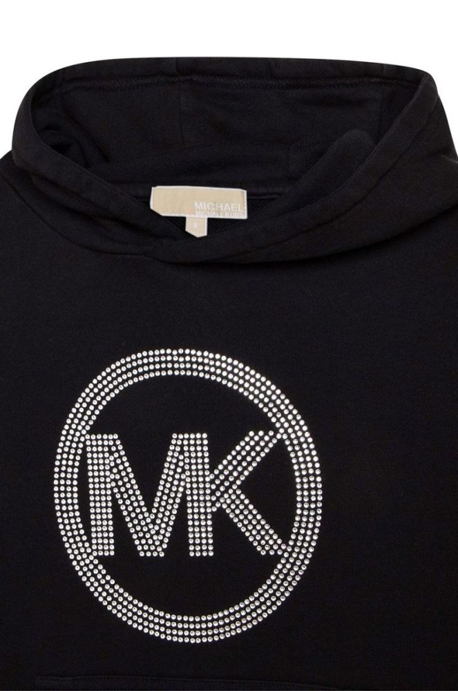 Дитяча бавовняна сукня Michael Kors колір чорний mini пряма (2568674) фото 4
