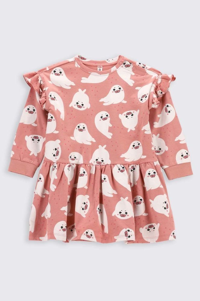 Сукня для немовлят Coccodrillo колір рожевий mini розкльошена (2882384)