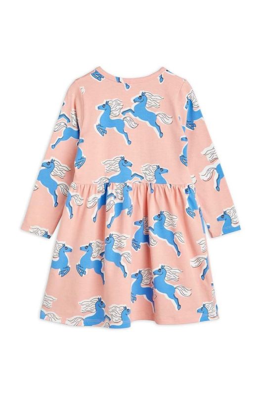 Дитяча сукня Mini Rodini колір рожевий mini розкльошена (2677036) фото 2