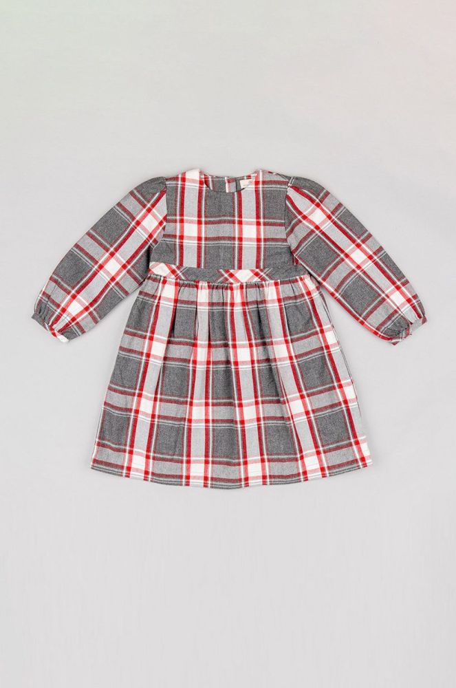 Дитяча бавовняна сукня zippy mini oversize колір барвистий