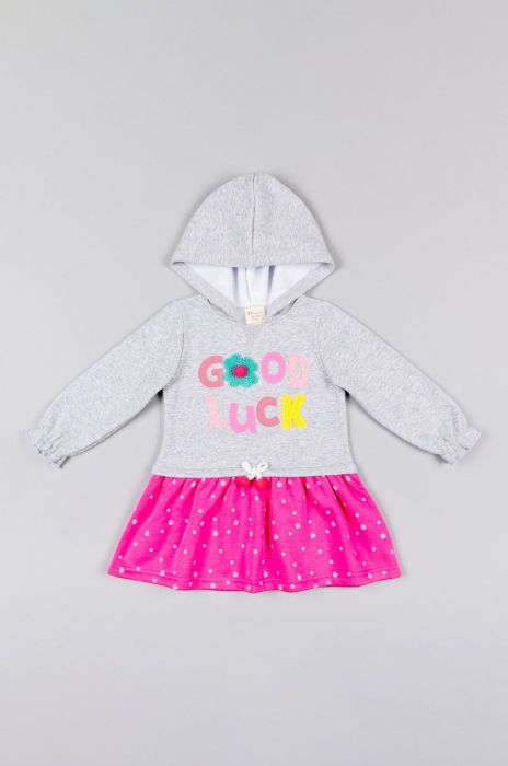 Сукня для немовлят zippy колір сірий mini oversize