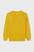 Дитячий бавовняний светр Mayoral колір жовтий легкий (2492833)