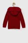 Дитячий бавовняний светер Guess колір червоний легкий (2625326)