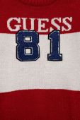 Дитячий светр Guess колір червоний теплий