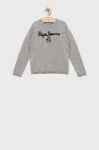 Дитячий светр Pepe Jeans колір сірий легкий (2637653)