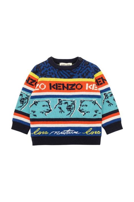 Светр для немовлят Kenzo Kids легкий колір барвистий (2701911)