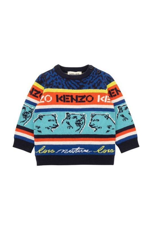 Светр для немовлят Kenzo Kids легкий колір барвистий (2701911)