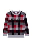 Дитячий бавовняний светер BOSS колір барвистий (2699000)
