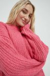 светр Vila жіночий колір рожевий