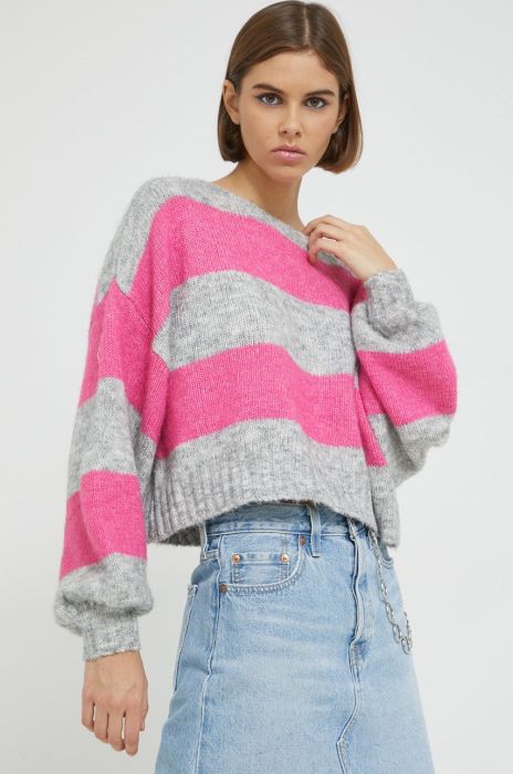 Светр Only жіночий колір рожевий