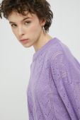 Светр JDY жіночий колір фіолетовий легкий